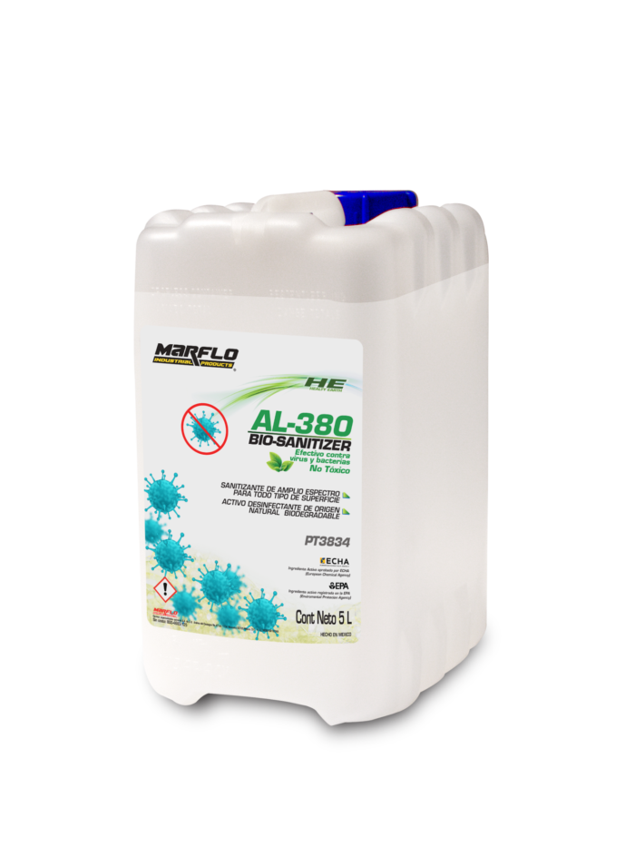 Sanitizante virucida, AL380, marflo